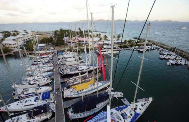 Nanny Cay from Sir Richard Branson&rsquo;s Necker Belle &copy; Todd VanSickle / BVI Spring Regatta http://www.bvispringregatta.org